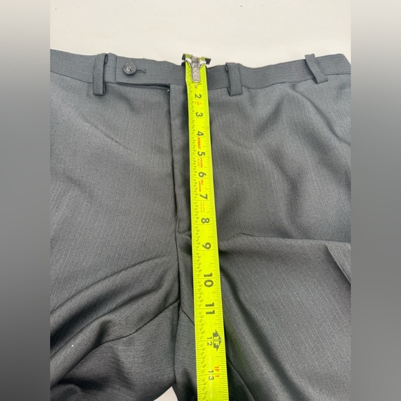 Calvin Klein Men's Metallic Gray Dress Pants - Picture 9 of 13